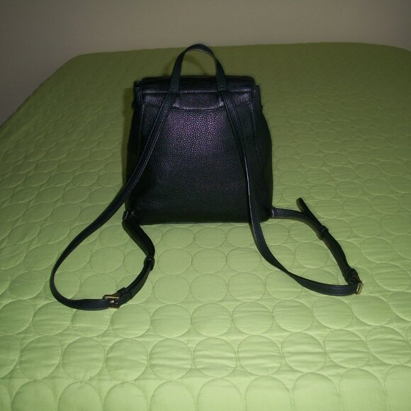 Kate Spade Leila Black Pebbled Leather Backpack/Purse main image 13